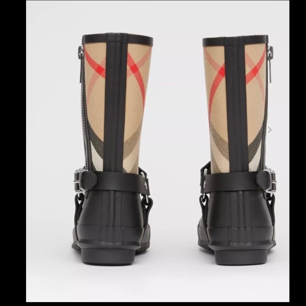 Burberry rain boots